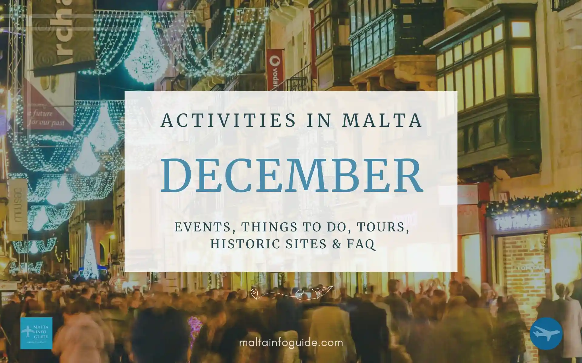 Activities in Malta December.