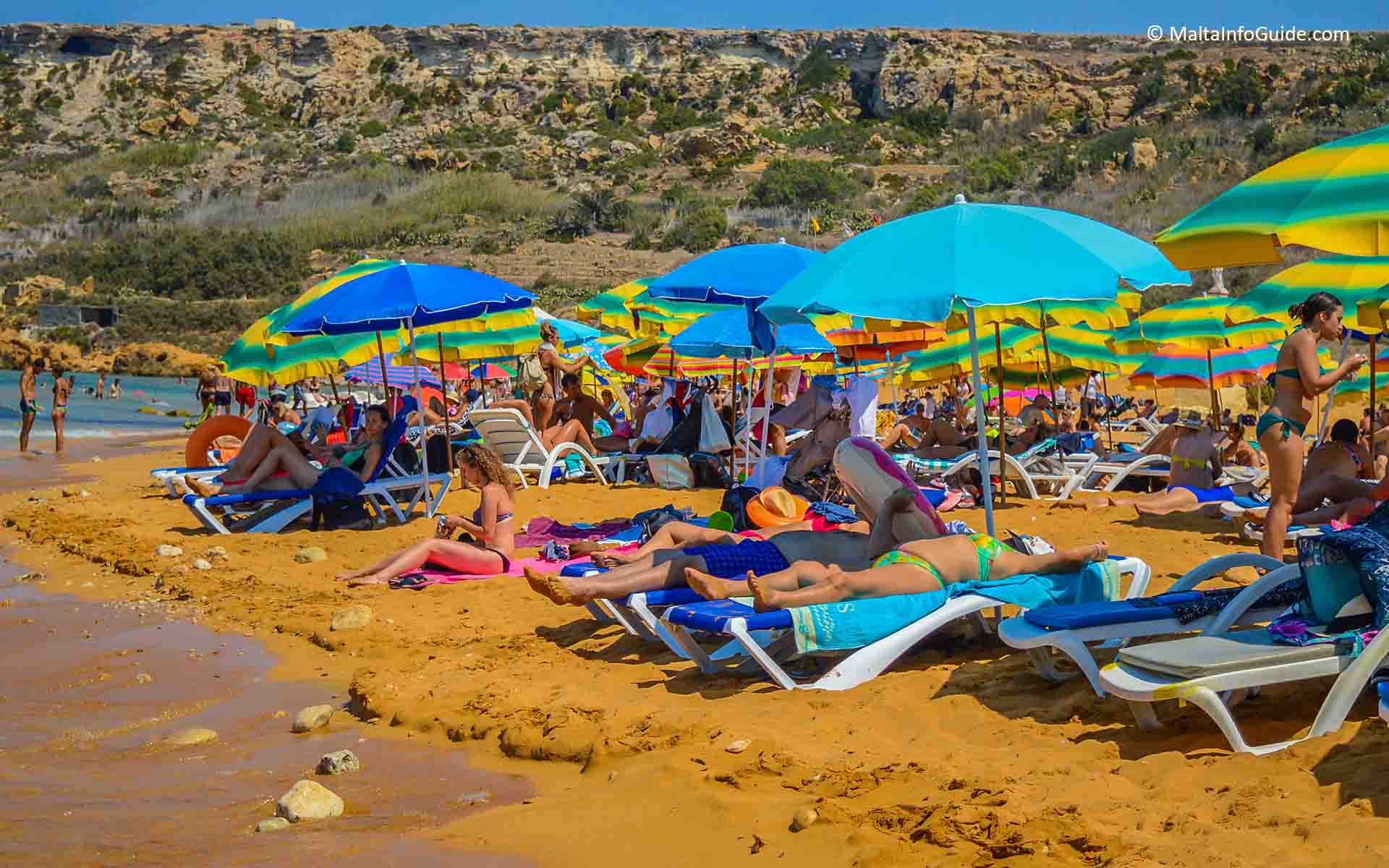 Ramla l-Hamra Bay Photos | Best Sandy Beach In Gozo